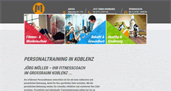 Desktop Screenshot of moeller-personaltraining.de